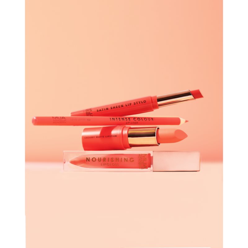 MUA Makeup Academy Lip Gloss Nourishing vyživujúci lesk na pery odtieň Love Letter 6.5 ml