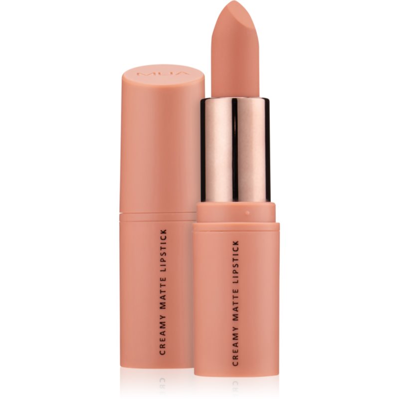 MUA Makeup Academy Creamy Matte Crèmige Lippenstift met Matterend Effect Tint Super Nude 3.2 g