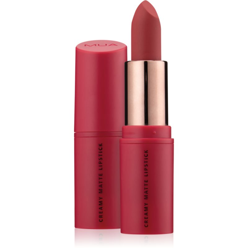 MUA Makeup Academy Creamy Matte Crèmige Lippenstift met Matterend Effect Tint Heartbreaker 3.2 g