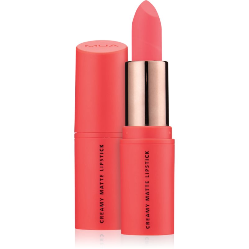 MUA Makeup Academy Creamy Matte Crèmige Lippenstift met Matterend Effect Tint Romance 3.2 g