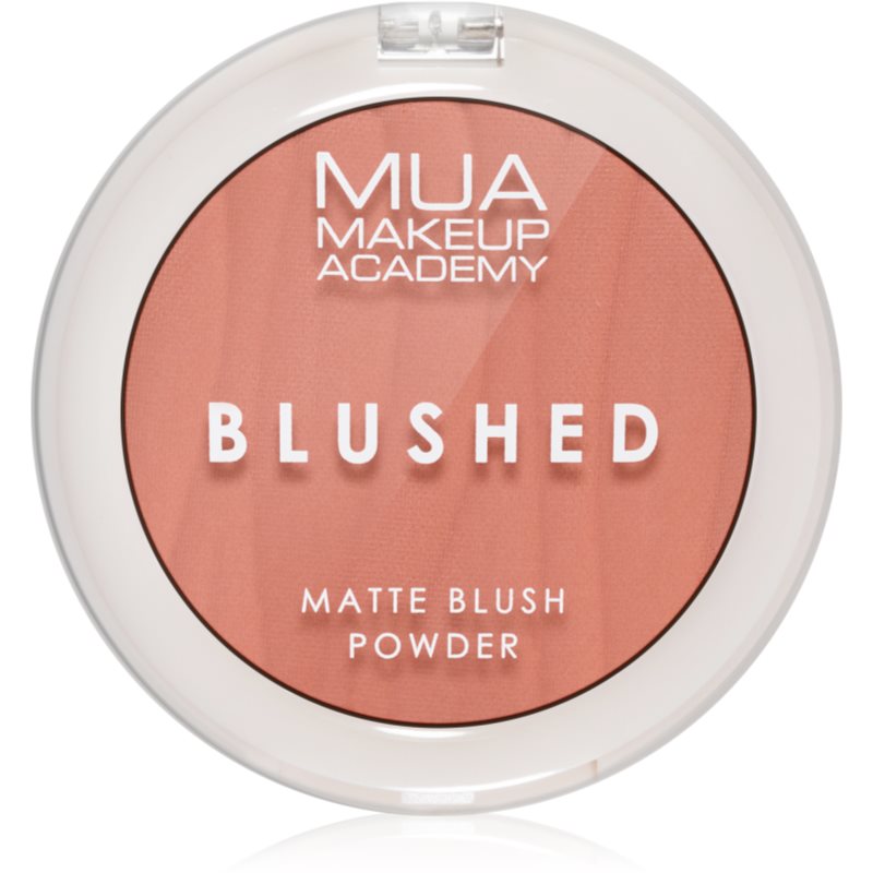 MUA Makeup Academy Blushed Powder Blusher pudrasto rdečilo odtenek Rose Tea 5 g