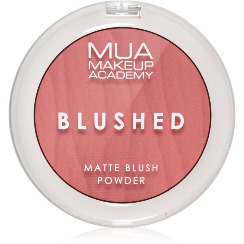 Фото - Пудра й рум'яна MUA Makeup Academy Blushed Powder Blusher pudrowy róż odcień Rouge Punch 5 