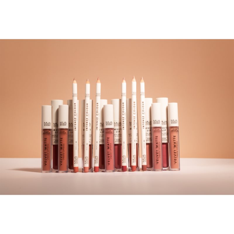 MUA Makeup Academy Multi Lip Nude Edition dlhotrvajúci rúž a lesk na pery duo odtieň Classic 3.2 g
