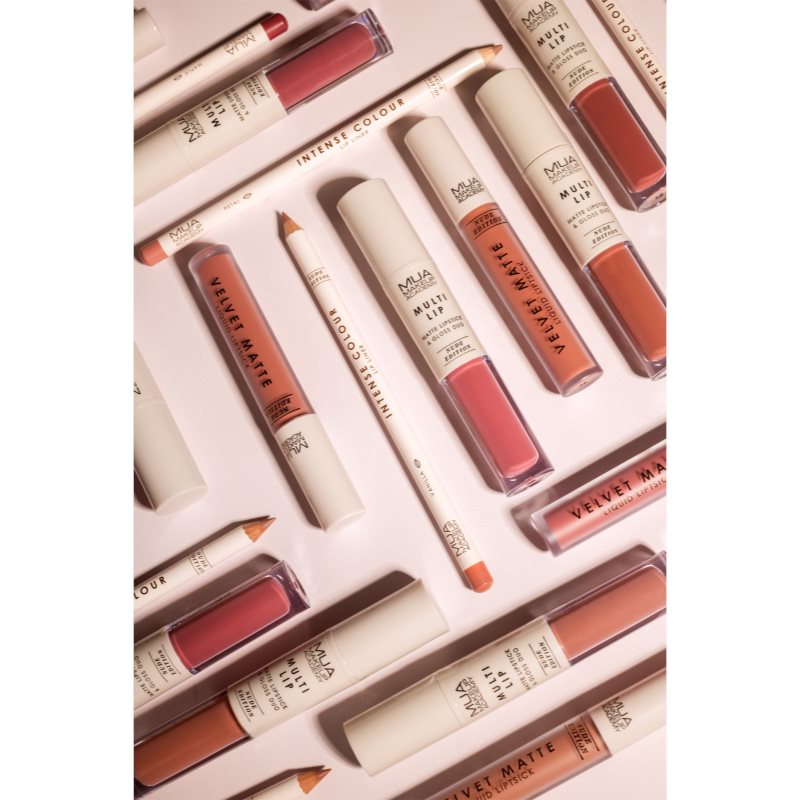 MUA Makeup Academy Multi Lip Nude Edition dlhotrvajúci rúž a lesk na pery duo odtieň Classic 3.2 g