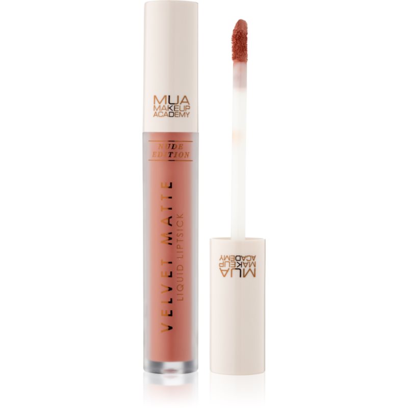 MUA Makeup Academy Velvet Matte Nude Edition matte vloeibare lipstick Tint Cashmere 3 ml