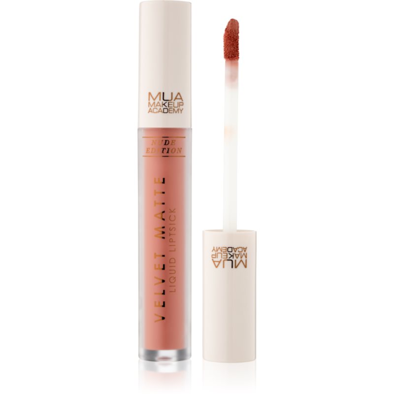 MUA Makeup Academy Velvet Matte Nude Edition matte vloeibare lipstick Tint Classic 3 ml