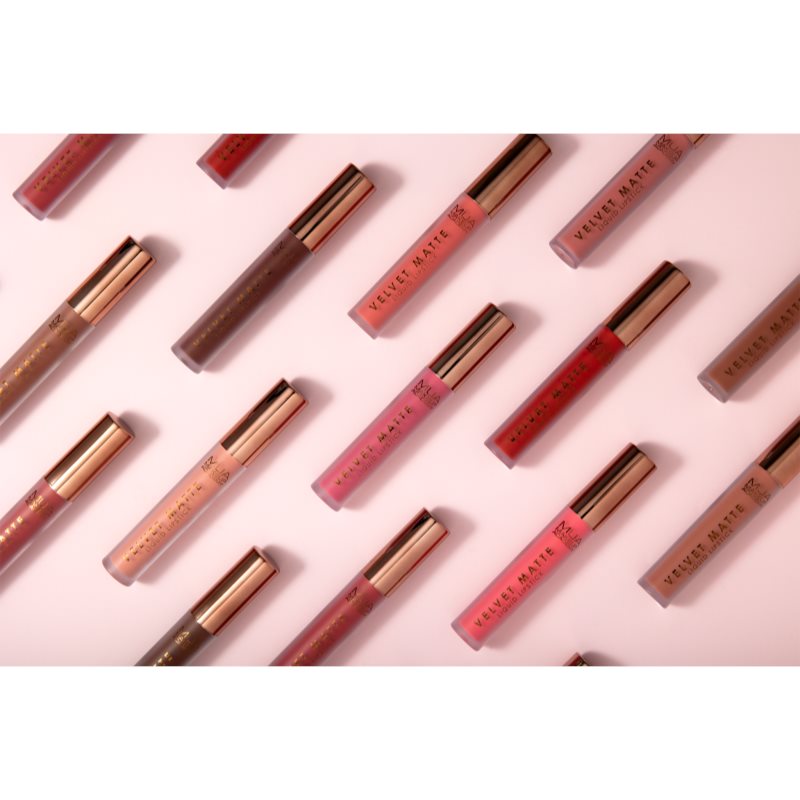 MUA Makeup Academy Velvet Matte matný tekutý rúž odtieň Obsession 3 ml