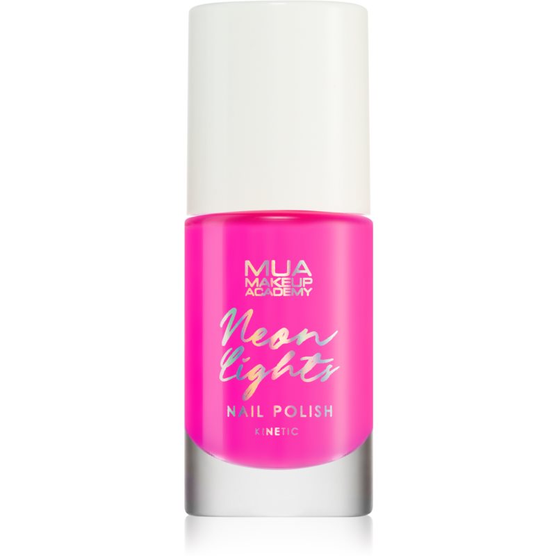 MUA Makeup Academy Neon Lights неоновий лак для нігтів відтінок Kinetic 8 мл