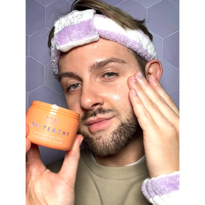 MUA Makeup Academy Oh Peachy odličovací balzam s obsahom oleja s vôňou broskyne 70 g