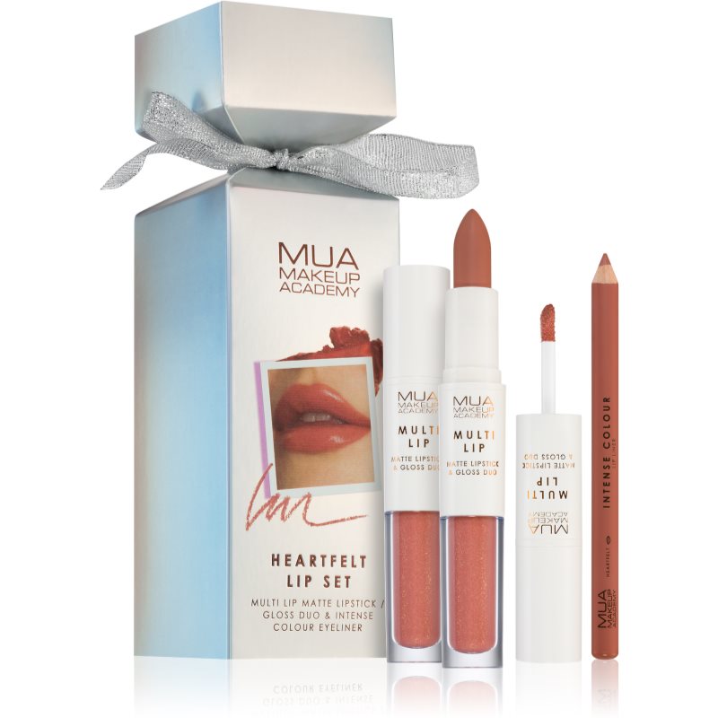 MUA Makeup Academy Cracker Heartfelt подарунковий набір (для губ)