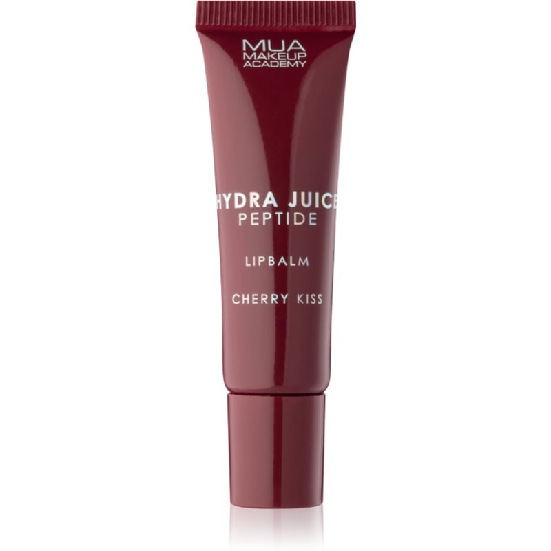 MUA Makeup Academy Hydra-Juice Peptide feuchtigkeitsspendendes Lippenbalsam für höheren Glanz Duft Cherry Kiss 10 ml