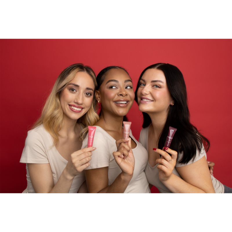 MUA Makeup Academy Hydra Juice Peptide Lip Balm hydratačný balzam na pery pre lesk vône Berry Bliss (Strawberry) 10 ml