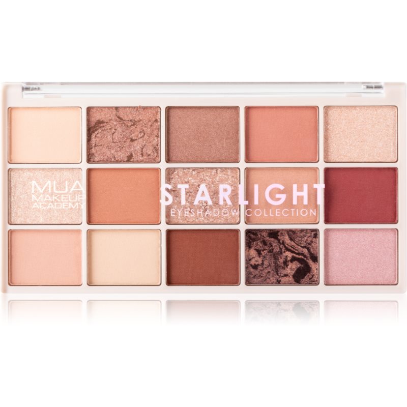 MUA Makeup Academy Professional 15 Shade Palette палетка тіней для очей відтінок Starlight 12 гр