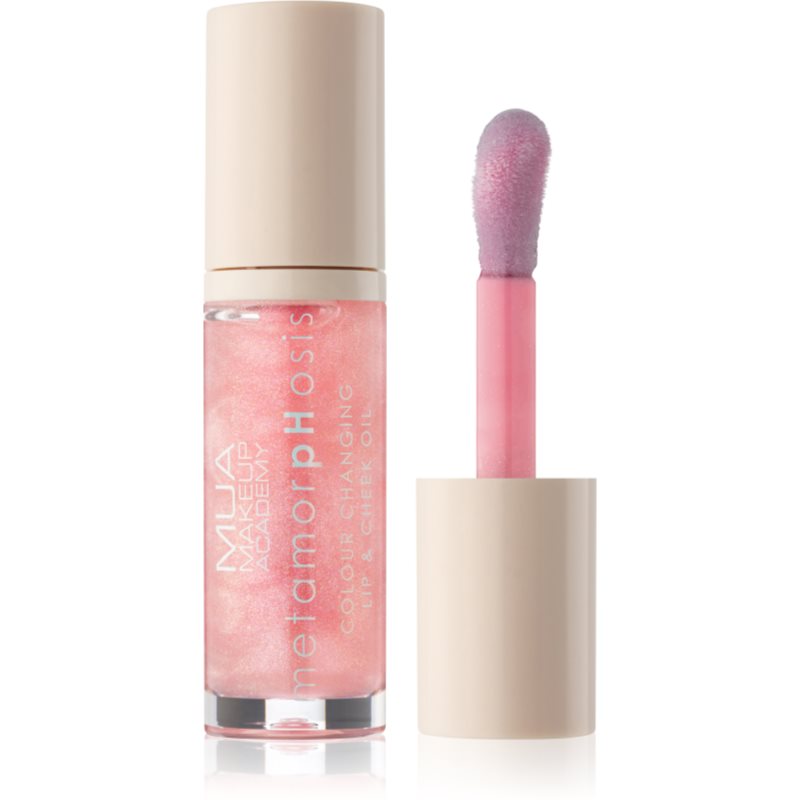 MUA Makeup Academy Metamorphosis Oil-Lipgloss für Lippen und Wangen Duft Birthday Cake 7 ml