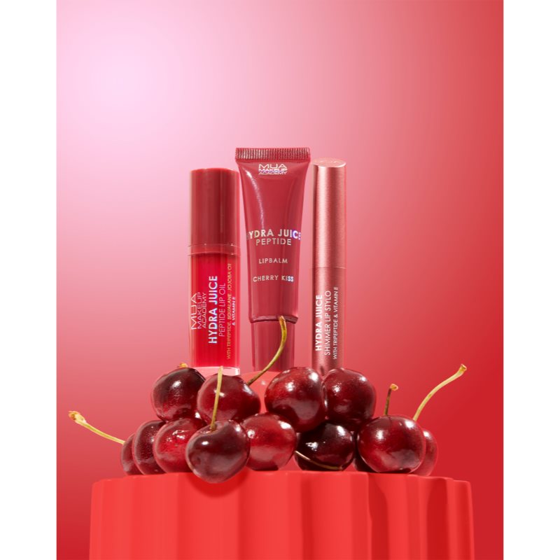 MUA Makeup Academy Hydra Juice Peptide Lip Oil olej na pery odtieň Cherry Kiss 7 ml
