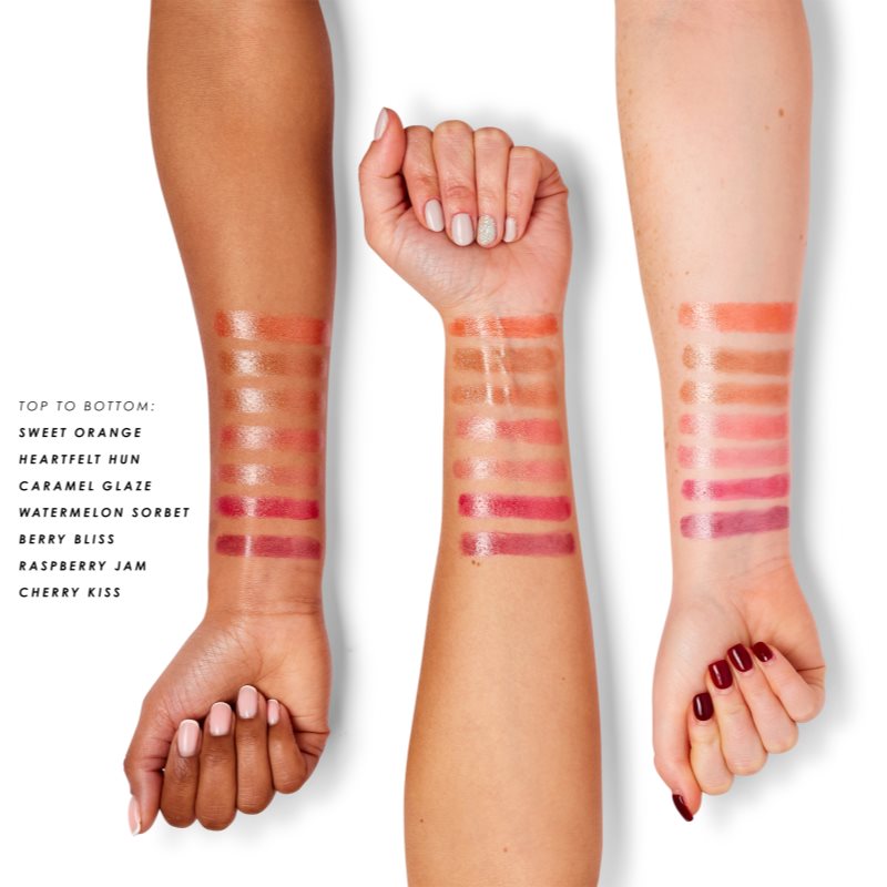 MUA Makeup Academy Hydra Juice Peptide Shimmer Lip Stylo trblietavý rúž s vyživujúcim účinkom odtieň Raspberry Jam 1.5 g
