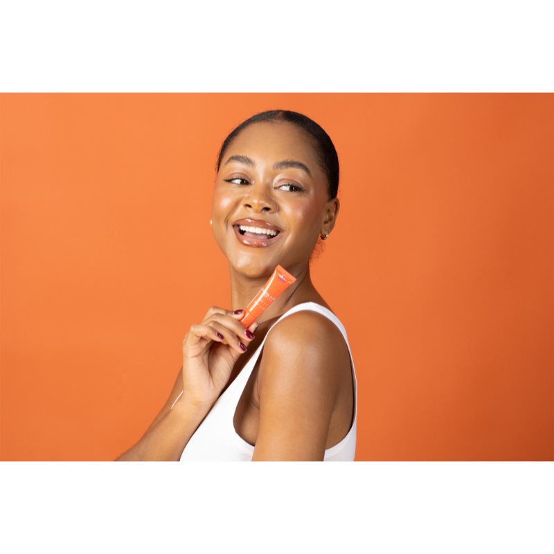 MUA Makeup Academy Hydra Juice Peptide Lip Balm hydratačný balzam na pery pre lesk vône Sweet Orange 10 ml
