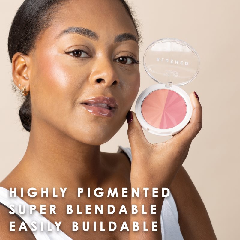MUA Makeup Academy Blushed Powder Blusher púdrová lícenka odtieň Peach Fizz 5 g