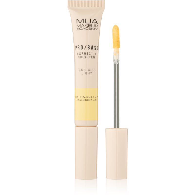 MUA Makeup Academy PRO/BASE Colour Corrector Verhelderende Concealer Tint Correct & Brighten – Custard Light 10 ml