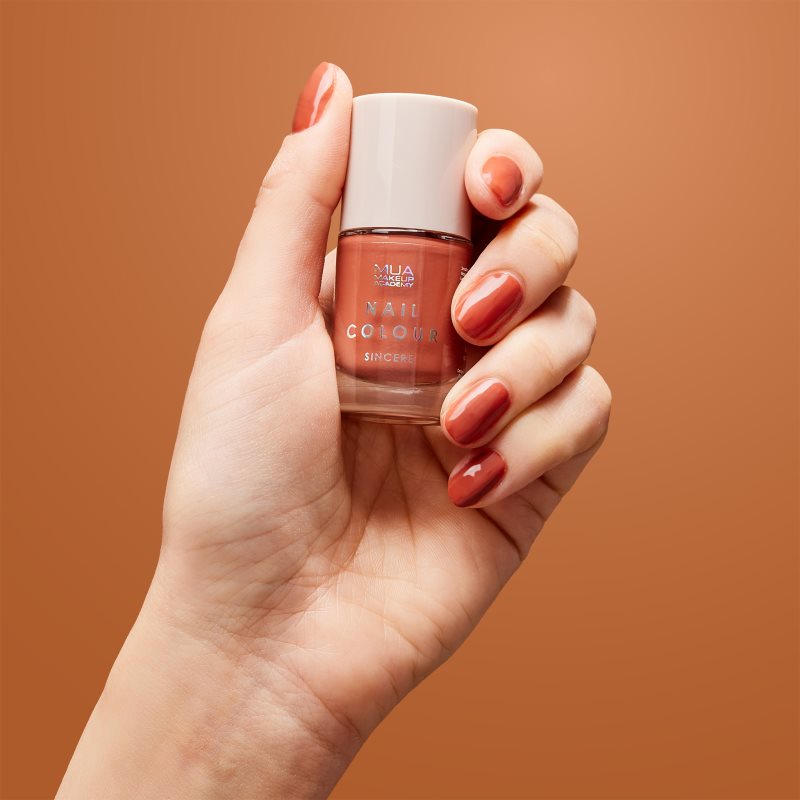 MUA Makeup Academy Nail Colour lak na nehty odstín Sincere 10 ml (obrázek 3)