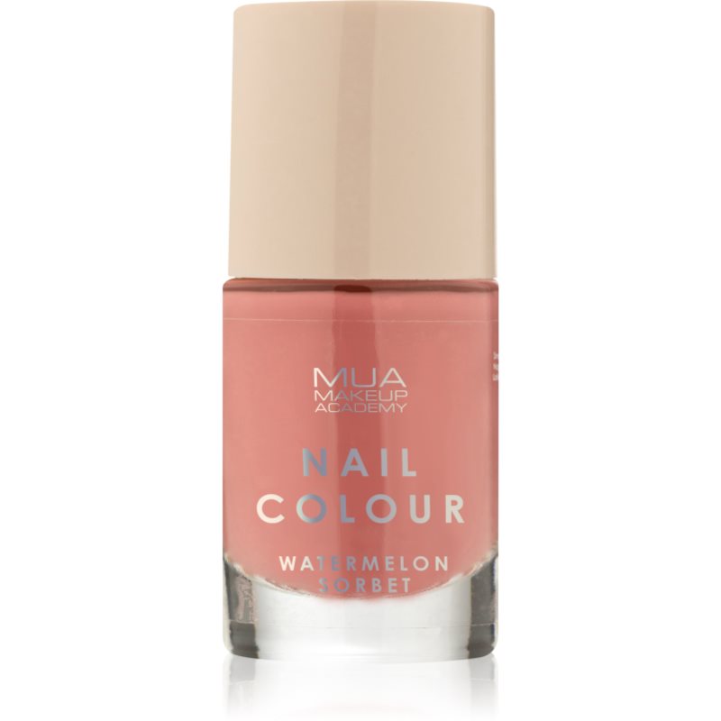 MUA Makeup Academy Nail Colour lak na nehty odstín Watermelon Sorbet 10 ml