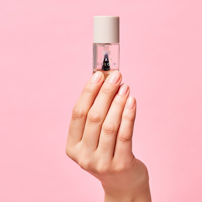 MUA Makeup Academy Nail Colour lak na nehty odstín Clear Top Coat 10 ml (obrázek 3)