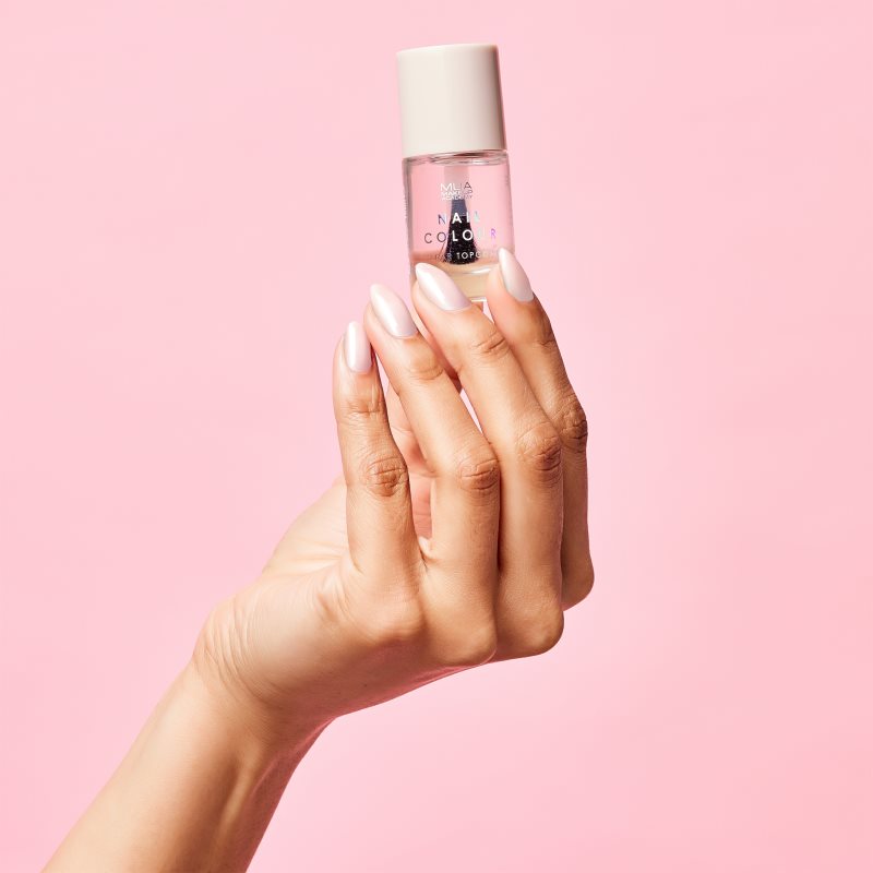 MUA Makeup Academy Nail Colour lak na nehty odstín Clear Top Coat 10 ml (obrázek 4)