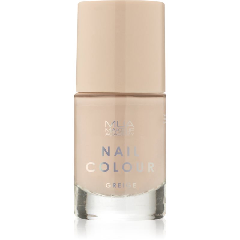 MUA Makeup Academy Nail Colour lak na nehty odstín Greige 10 ml