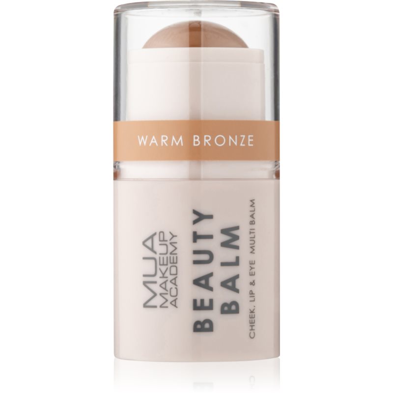 MUA Makeup Academy Beauty Balm konturovací tyčinka s bronzerem odstín Warm Bronze 4 g