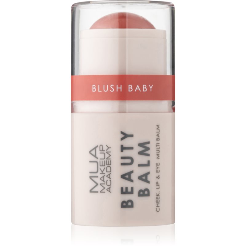 MUA Makeup Academy Beauty Balm krémová tvářenka v tyčince odstín Blush Baby 4 g