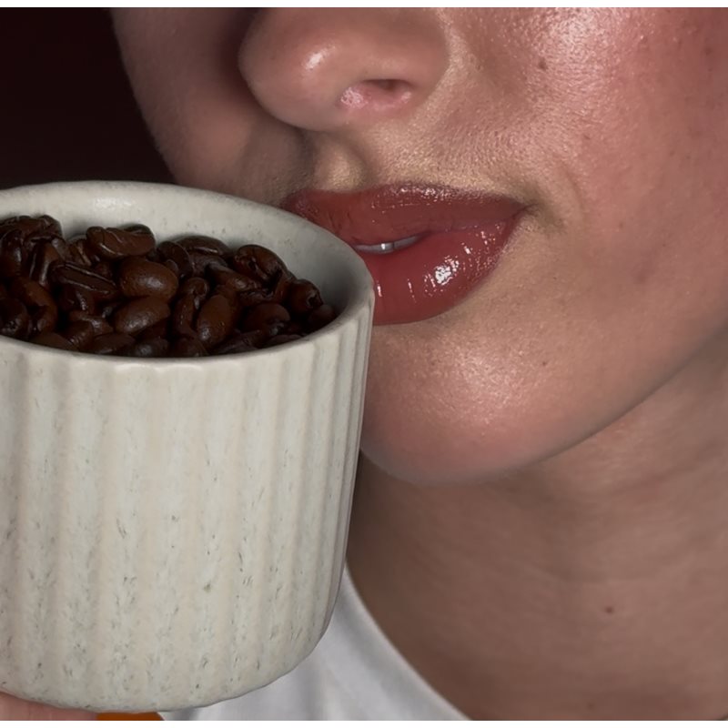 MUA Makeup Academy Hydra Juice Peptide Lip Balm hydratačný balzam na pery pre lesk vône Mocha Muse 10 ml