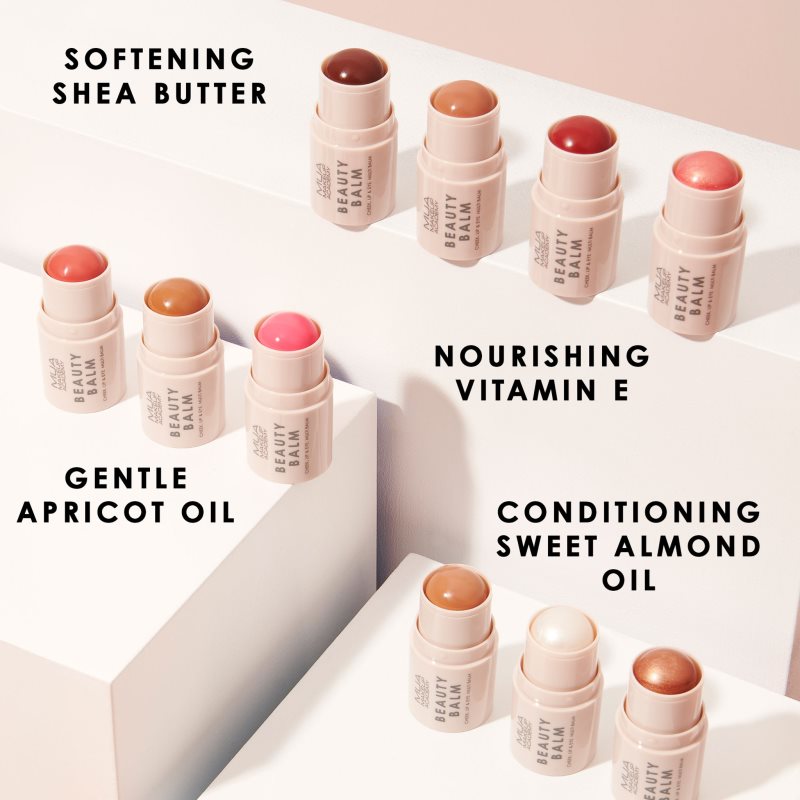 MUA Makeup Academy Beauty Balm krémová lícenka v tyčinke odtieň Marshmallow 4 g