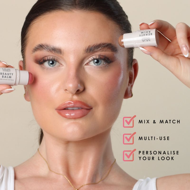 MUA Makeup Academy Beauty Balm krémová lícenka v tyčinke odtieň Marshmallow 4 g
