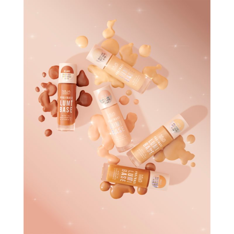 MUA Makeup Academy PRO/BASE Lumi Base rozjasňujúca podkladová báza pod make-up odtieň Luna (Cool) 33 ml