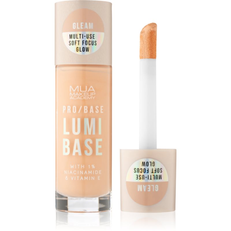 MUA Makeup Academy PRO/BASE Lumi Base rozjasňujúca podkladová báza pod make-up odtieň Gleam (Cool) 33 ml