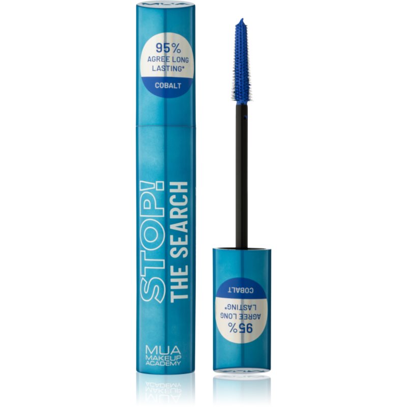 MUA Makeup Academy Stop The Search dlhotrvajúca riasenka odtieň Cobalt 12 ml