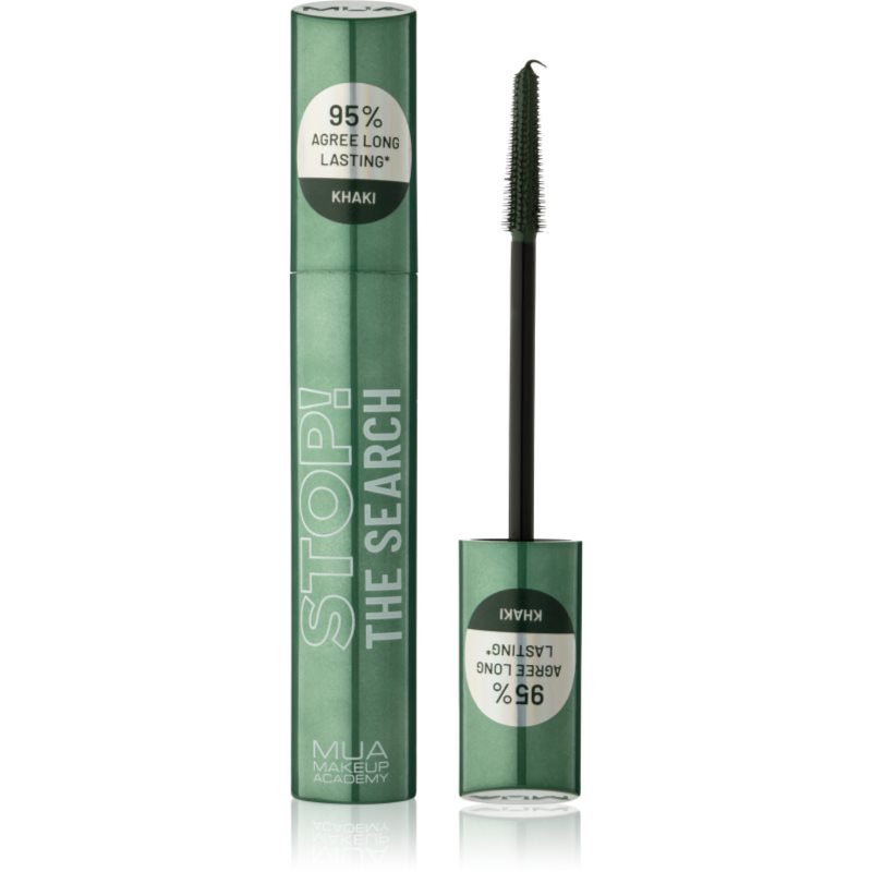 MUA Makeup Academy Stop The Search dlhotrvajúca riasenka odtieň Khaki 12 ml