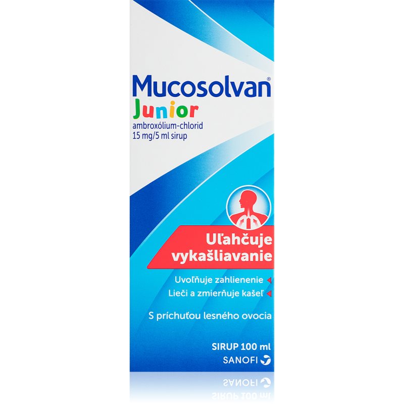 Mucosolvan Mucosolvan Junior 15mg/5ml sirup na kašeľ so silným zahlienením 100 ml kúpite na Notino.sk