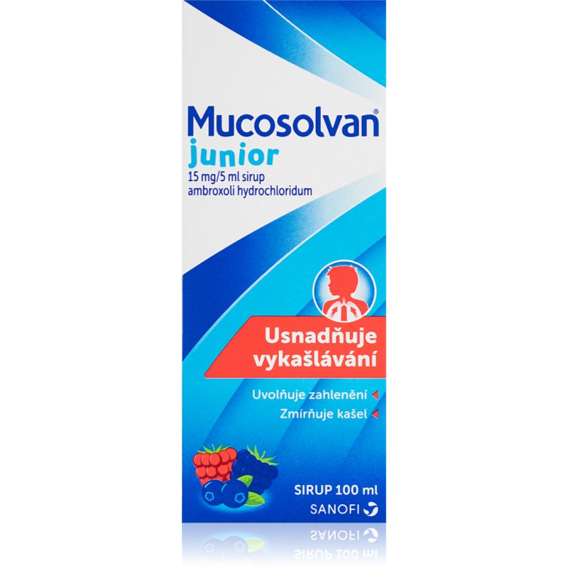 MUCOSOLVAN JUNIOR POR 15MG/5ML SIR 100ML koupíte na Notino.cz