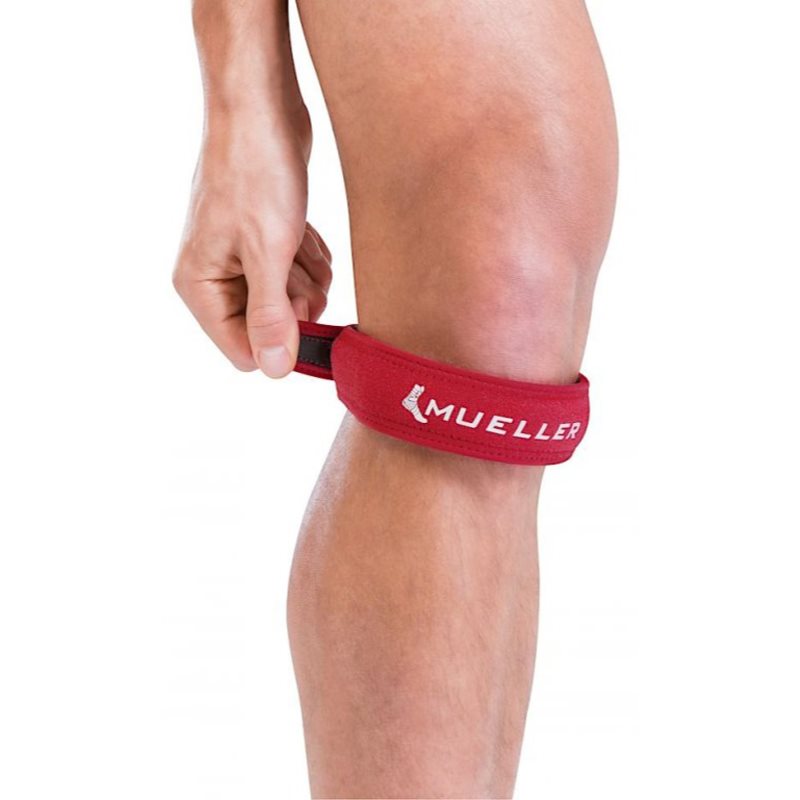 Mueller Jumper's Knee Strap Bande De Maintien Du Genou Teinte Red 1 Pcs