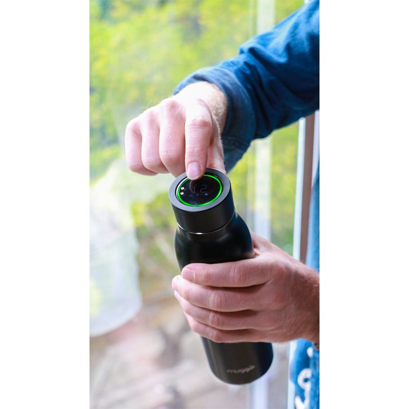 Muggo Smart Bottle розумний термос колір Black 600 мл