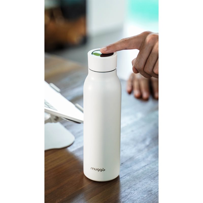 Muggo Smart Bottle розумний термос колір White 600 мл