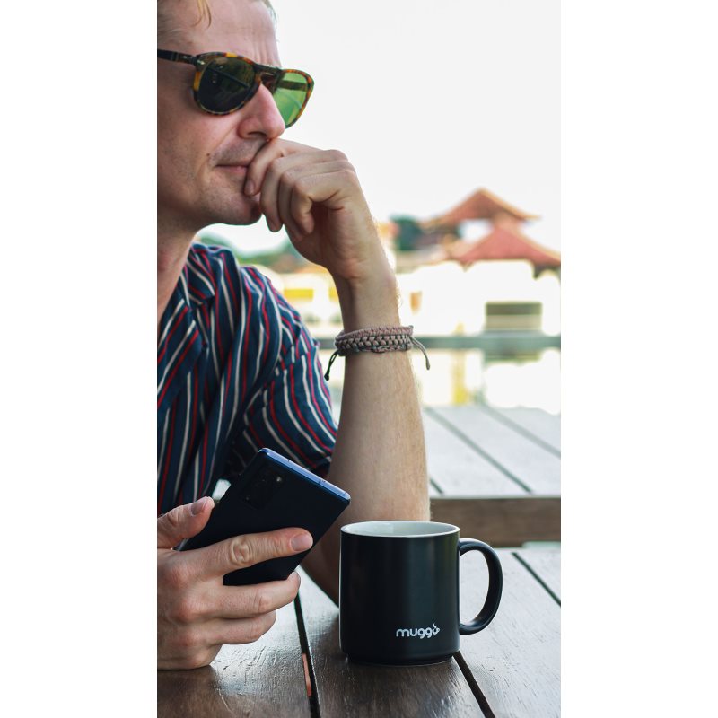 Muggo Volt розумний кухоль з функцією підігріву Black 355 мл
