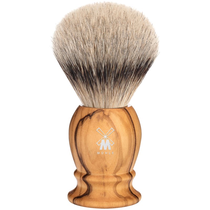 Mühle CLASSIC Silvertip Badger Olive Wood čopič za britje iz dlake jazbeca 1 kos