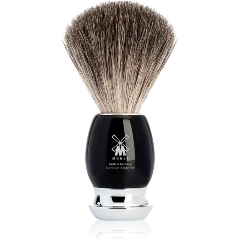 Mühle VIVO Black Pure Badger четка за бръснене с косми от язовец 1 бр.