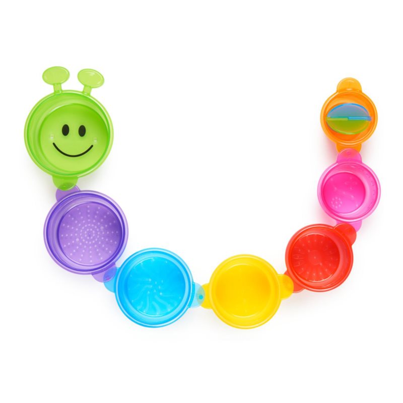 Munchkin Bath Caterpillar Spillers водна іграшка 9 M+ 7 кс