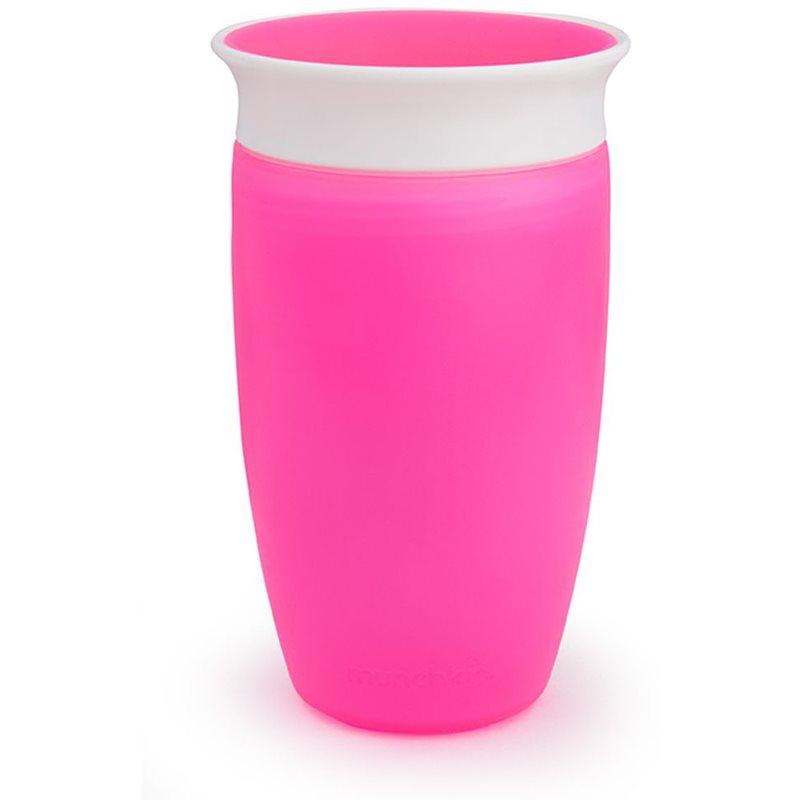 E-shop Munchkin Miracle 360° Cup hrnek Pink 12 m+ 296 ml