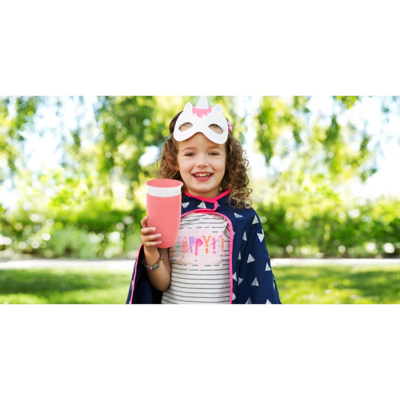 Munchkin Miracle 360° Cup hrnek Pink 12 m+ 296 ml (obrázek 6)
