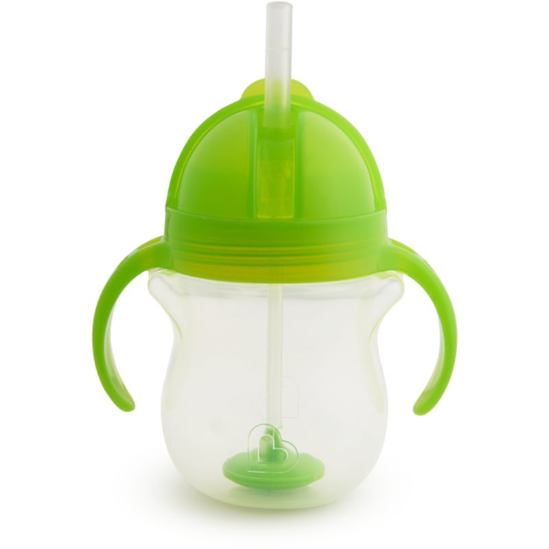Munchkin Click Lock™ Tip & Sip Cup With Straw Green 6 M+ 207 Ml