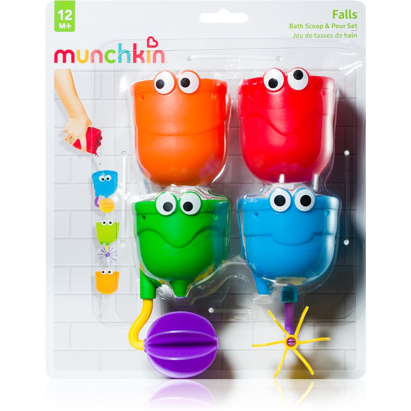 E-shop Munchkin Falls hračka do vody 12 m+ 4 ks
